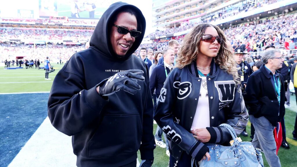 Blue Ivy y Jay-Z vistos en el Super Bowl 2026, Rumi también se unió a ellos