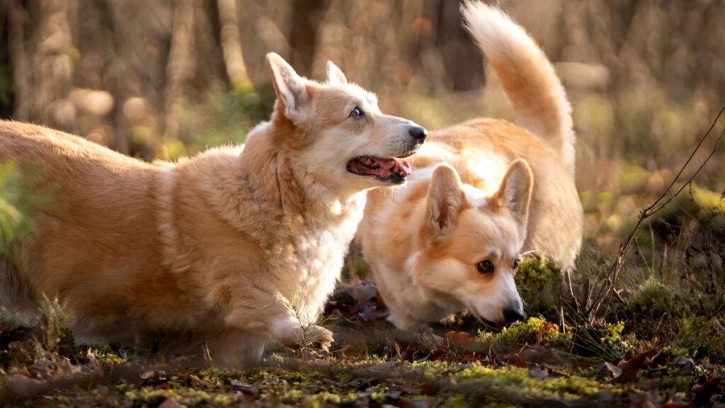 Un corgi heroico lidera una fuga épica mientras siete perros robados viajan 17 km a casa