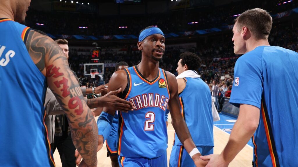 Shai Gilgeous-Alexander supera a Wilt y establece la racha más larga de la NBA anotando 20 puntos