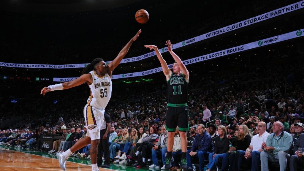 Celtics igualan el récord de la NBA con 29 triples y aseguran el segundo puesto del Este