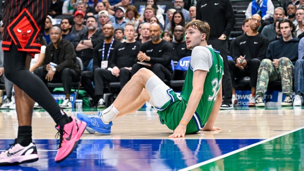 Mavericks: Cooper Flagg termina la temporada de novato con esguince