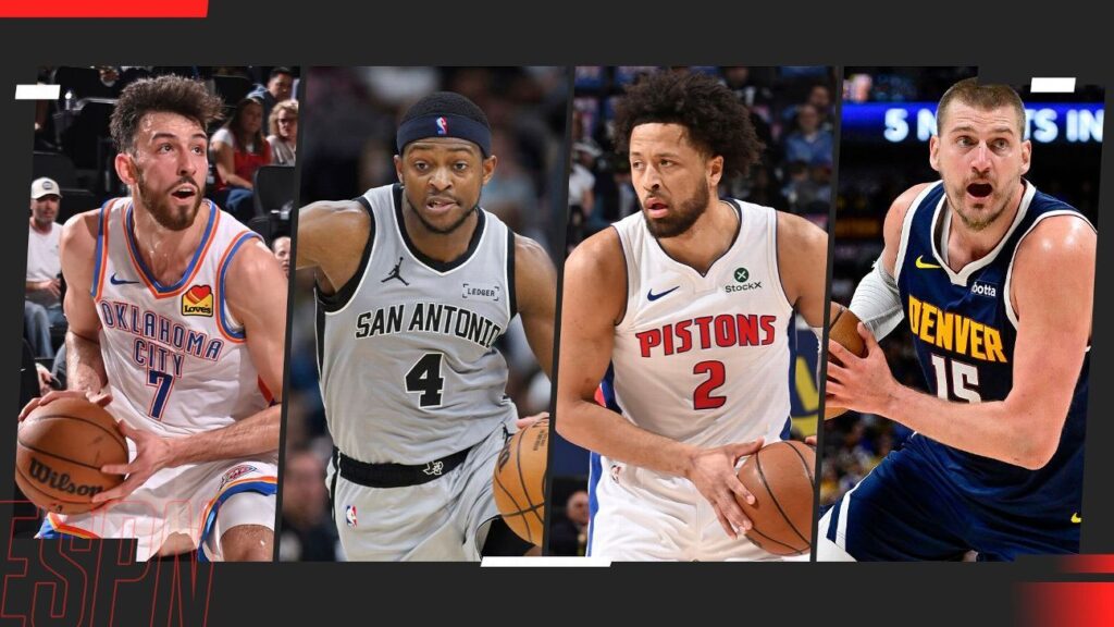 Thunder se quedó con el #1 de la NBA, Spurs ganó sin Wemby, Cunningham volvió a Pistons y Jokic brilló en Nuggets