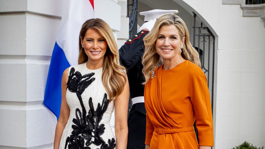 El cambio de estilo de la reina Máxima: la mirada de la realeza holandesa durante su reunión con los Trump
