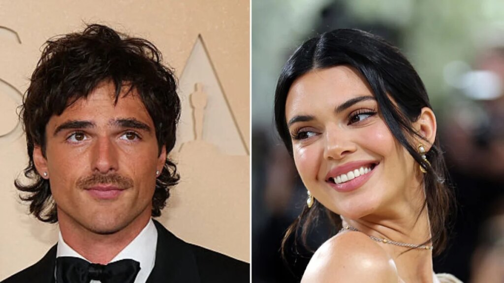 Kendall Jenner y Jacob Elordi toman tragos de una botella de vino en un viaje a Hawaii