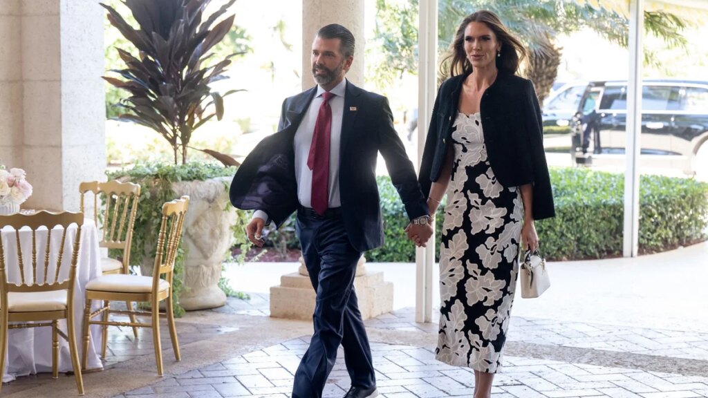 Un vistazo a la boda privada de Donald Trump Jr y su nueva esposa Bettina Anderson
