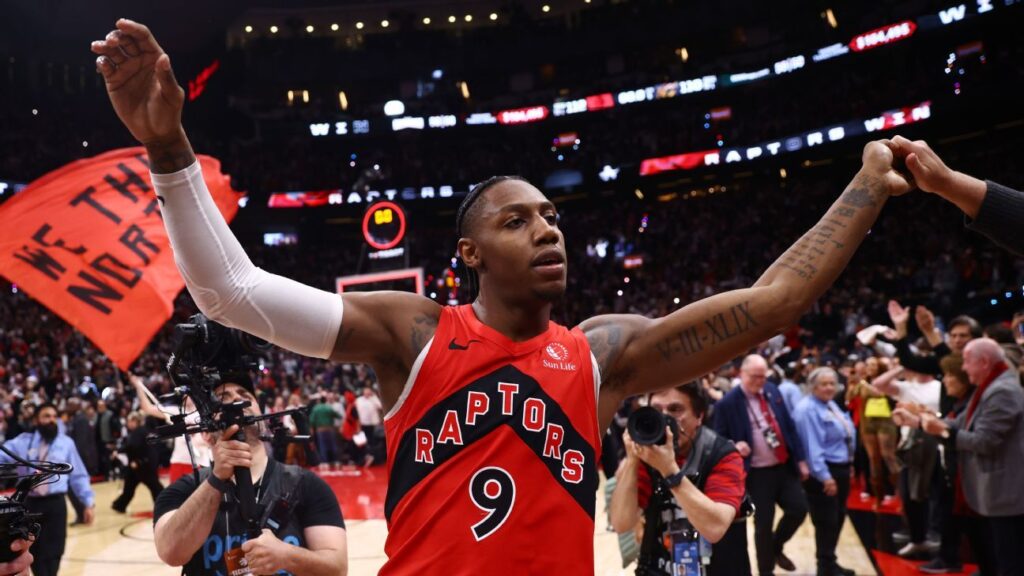 RJ Barrett salva a Raptors y forza un Juego 7 con un dramático triple en OT
