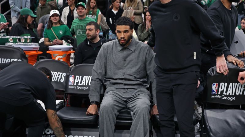 Tatum, de los Celtics, lamenta su “inoportuna” lesión de rodilla