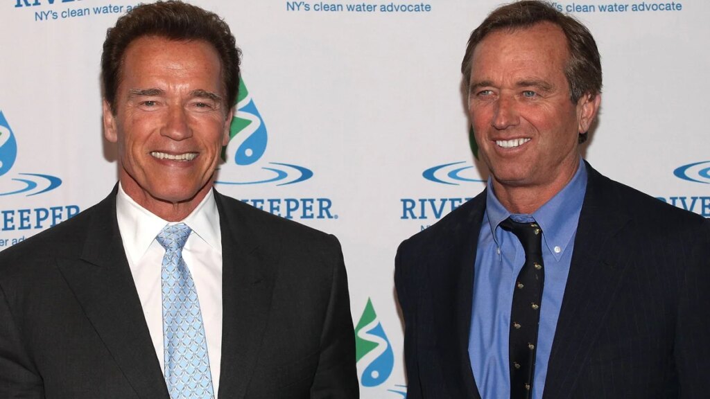 Arnold Schwarzenegger se une a RFK Jr. para hacer ejercicio en el icónico Gold’s Gym