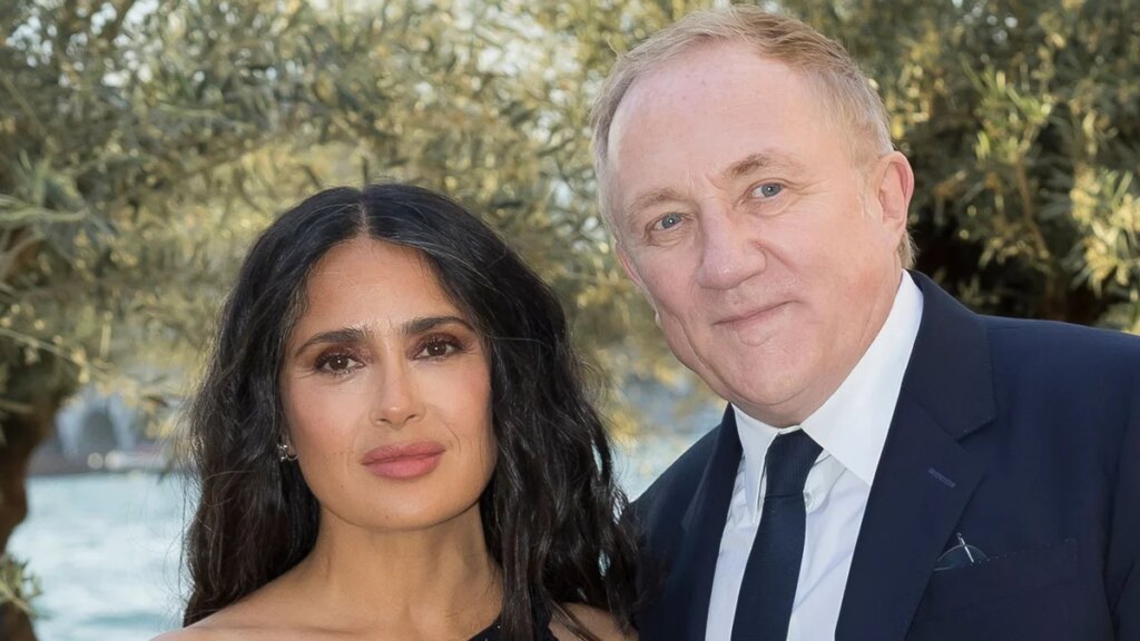 Salma Hayek y sus hijas Valentina Paloma y Mathilde Pinault combinan de negro en la lujosa gala de Venecia