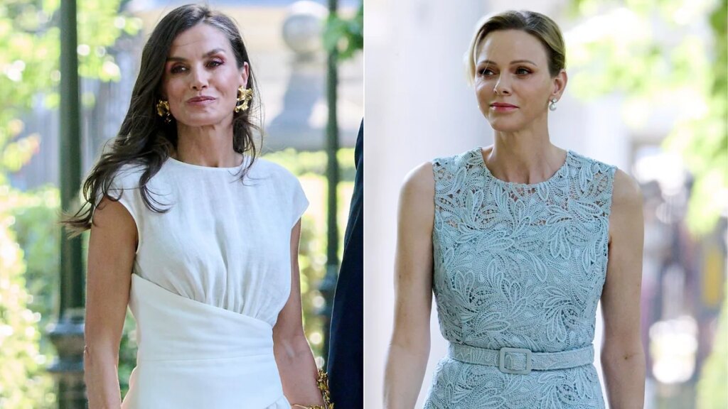 La reina Letizia y Charlene de Mónaco imparten lecciones de estilo de verano en Madrid