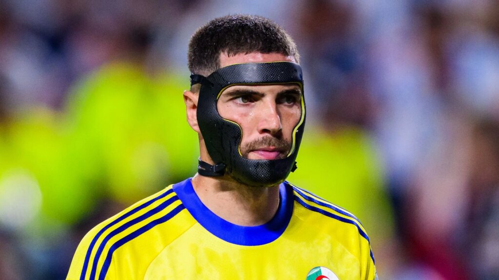 Por qué Luca Zidane usó mascarilla durante el partido del Mundial de Argelia contra Argentina
