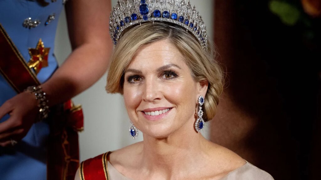 La reina Máxima sorprende con tiara de zafiros con 665 diamantes y 33 zafiros mientras la princesa Amalia revive su tiara de estrellas