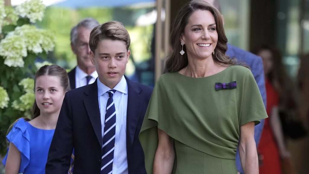 Kate Middleton cierra Wimbledon con estilo junto al príncipe William y sus hijos
