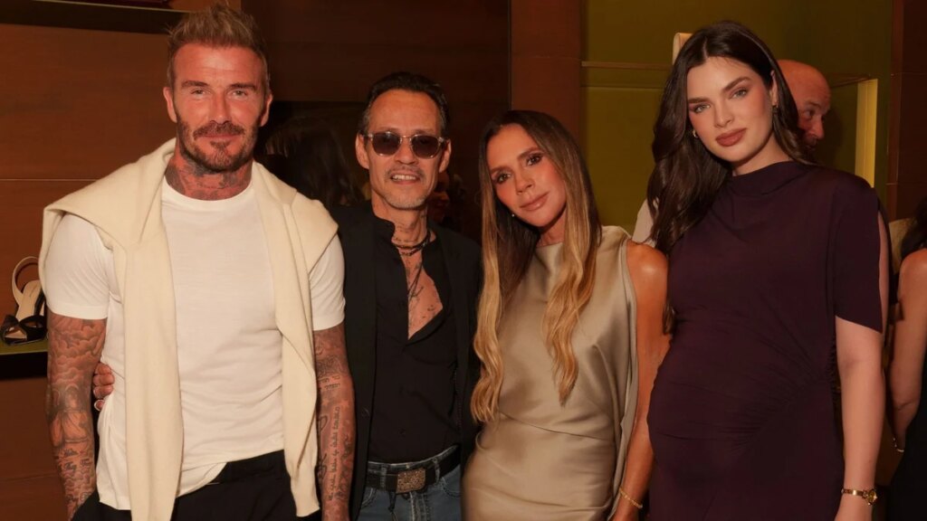 Victoria Beckham celebra la boutique de Miami con Marc Anthony, Nadia Ferreira y Antonela Roccuzzo