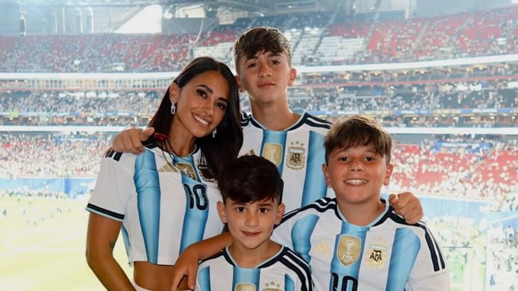 Cómo Antonela Roccuzzo y sus hijos celebraron que Argentina llegó a la final del Mundial 2026