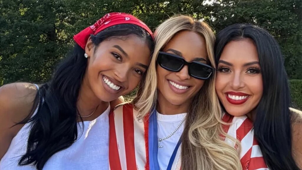 Vanessa Bryant y sus hijas celebran el 4 de julio con Ciara, Russell Wilson y su familia
