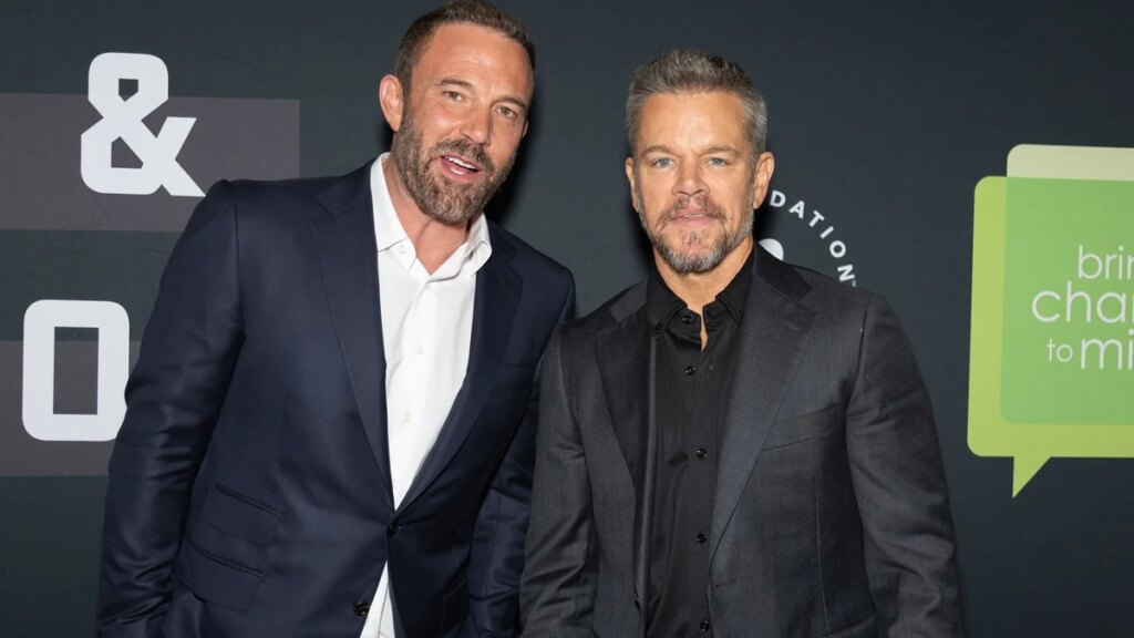 Matt Damon dice que él y Ben Affleck se están poniendo “emocionales” por el crecimiento de sus hijos