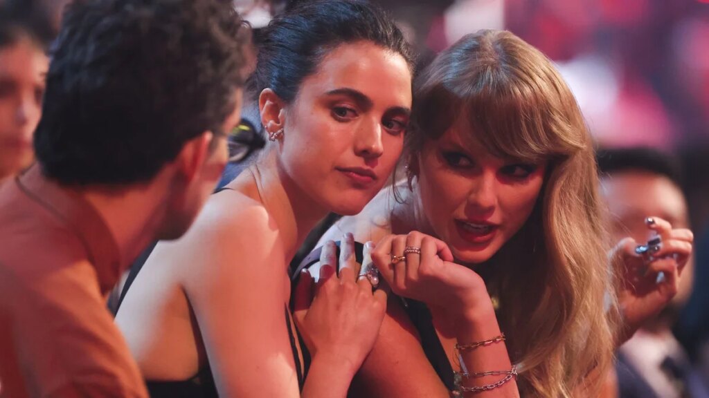 Dentro de la discusión reportada entre Jack Antonoff y Margaret Qualley antes de la boda de Taylor Swift