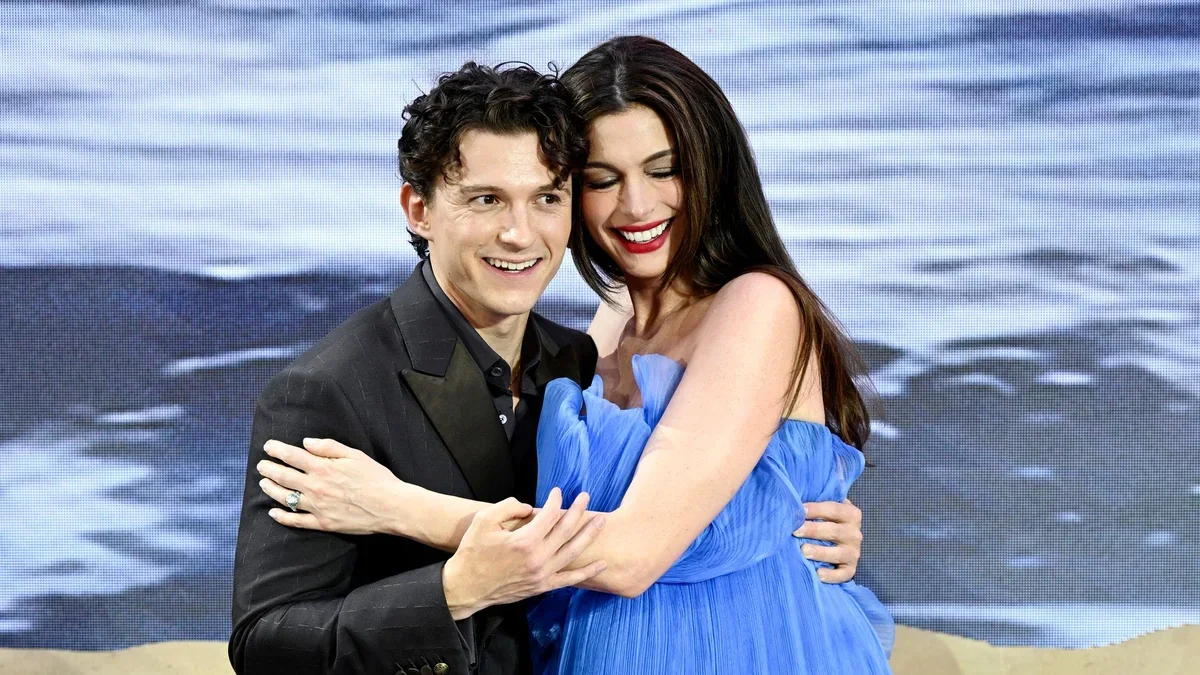 Anne Hathaway espera que sus hijos crezcan y sean como el ‘hijo soñado’ Tom Holland