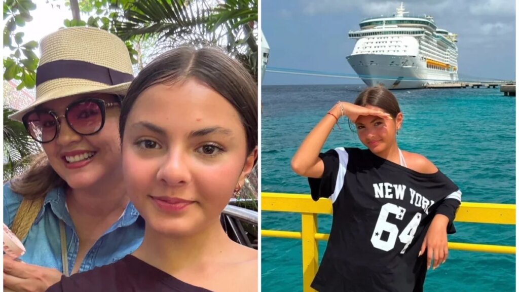 Rafaela, la hija de Cristian Castro, disfruta de unas vacaciones en Curazao junto a su mamá