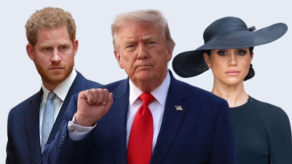 Donald Trump dice que está “feliz” de que el Príncipe Harry y Meghan Markle se hayan ido de EE.UU.: “No era un fan”