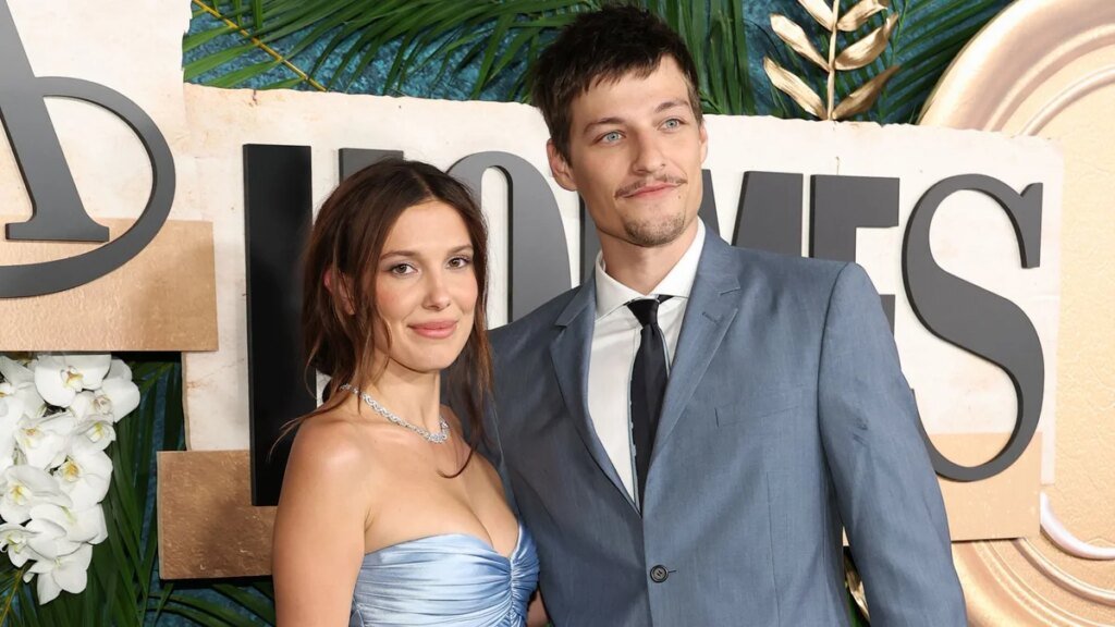 Millie Bobby Brown y Jake Bongiovi celebran su segundo aniversario con videos románticos y una rara foto de su familia de cuatro