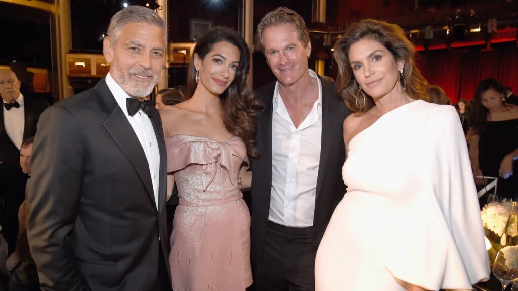 George y Amal Clooney consuelan a Cindy Crawford y Rande Gerber tras la pérdida de su hijo Presley