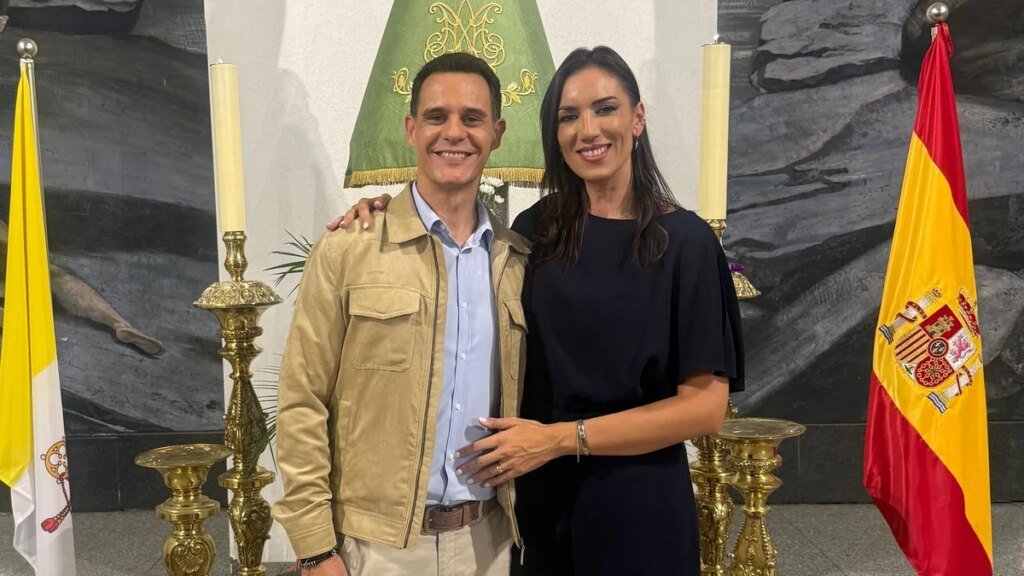 Christian Gálvez da el pregón del Pilar y Patricia Pardo no puede contener la emoción del momento: “Siempre hay algo más alto y más luminoso”