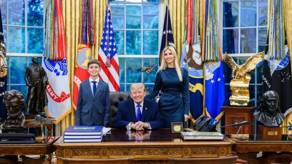 Donald Trump organiza una cena en la Casa Blanca por el cumpleaños de su nieto Joseph: las palabras de agradecimiento de su hija Ivanka