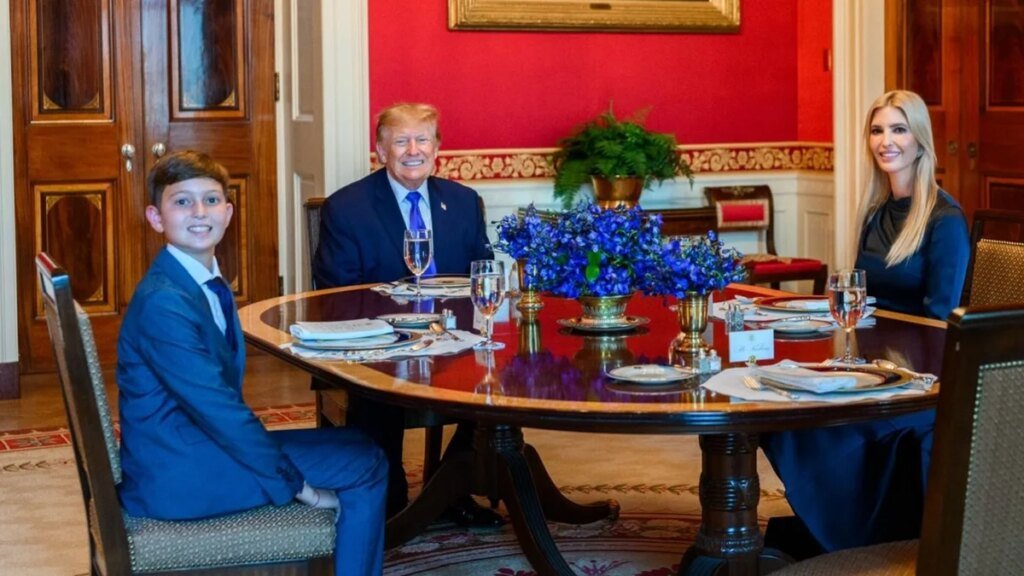 Ivanka Trump celebra el cumpleaños de su hijo Joseph en la Casa Blanca junto al presidente Donald Trump