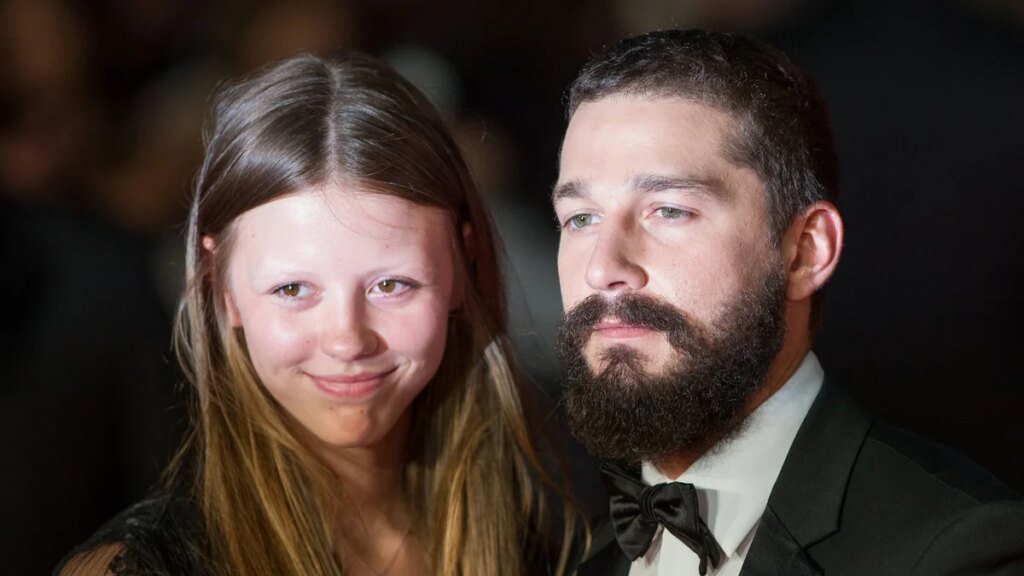 Mia Goth solicita el divorcio de Shia LaBeouf después de 10 años