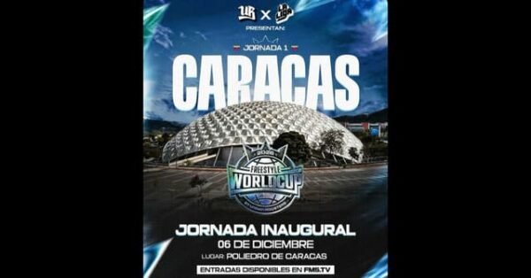 Caracas será la sede de la jornada inaugural del mundial “Freestyle World Cup”