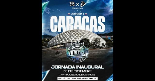 Caracas será la sede de la jornada inaugural del mundial “Freestyle World Cup”